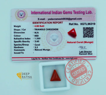 Red Coral 3.61 Carat (Italian)