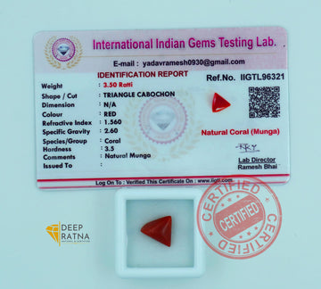 Red Coral 3.18 Carat (Italian)