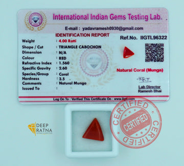 Red Coral 3.66 Carat (Italian)