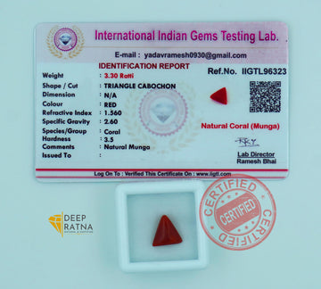 Red Coral 3 Carat (Italian)