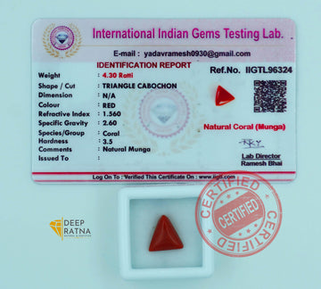 Red Coral 3.94 Carat (Italian)