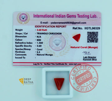 Red Coral 3.35 Carat (Italian)