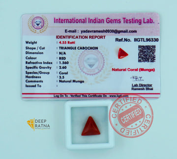 Red Coral 4.18 Carat (Italian)