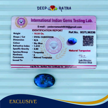 Irani Firoza (Turquoise) 18.55 Carat