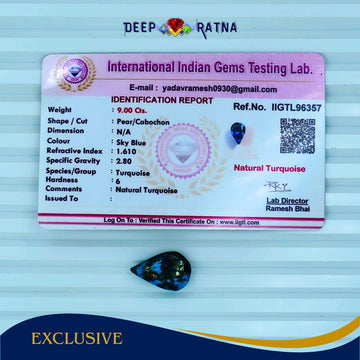Irani Firoza (Turquoise) 9 Carat