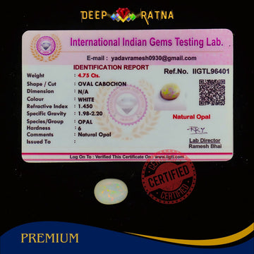 Single Fire Opal 4.75 Carat (Doublet)