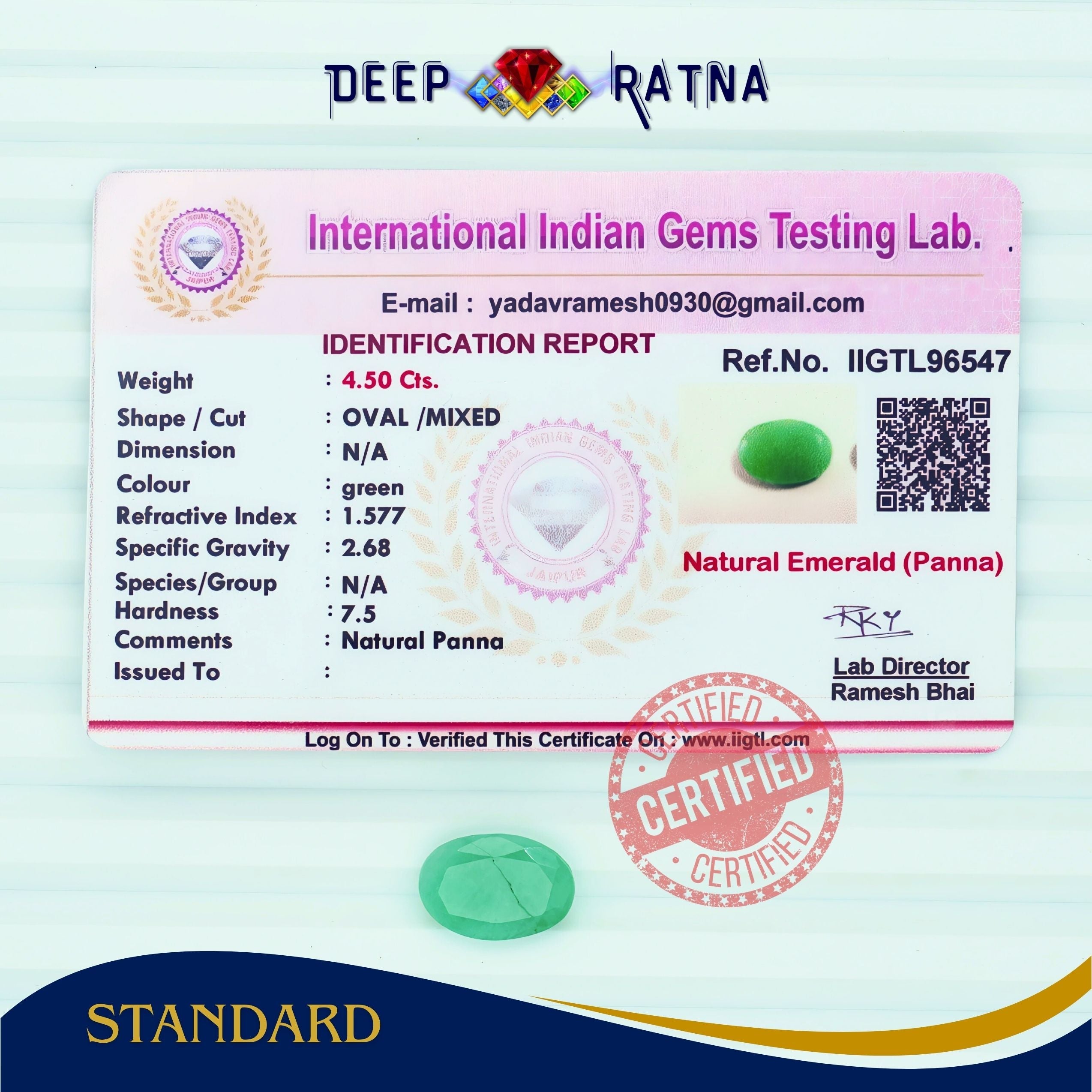 Emerald 4.50 Carat (Brazil)