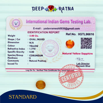 Yellow Sapphire 5 Carat (Thailand)