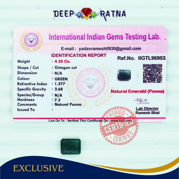 Emerald 4.30 Carat (Zambia)