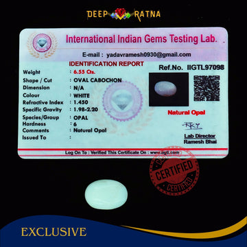 Opal 6.55 Carat Australian (Subtle Opal)