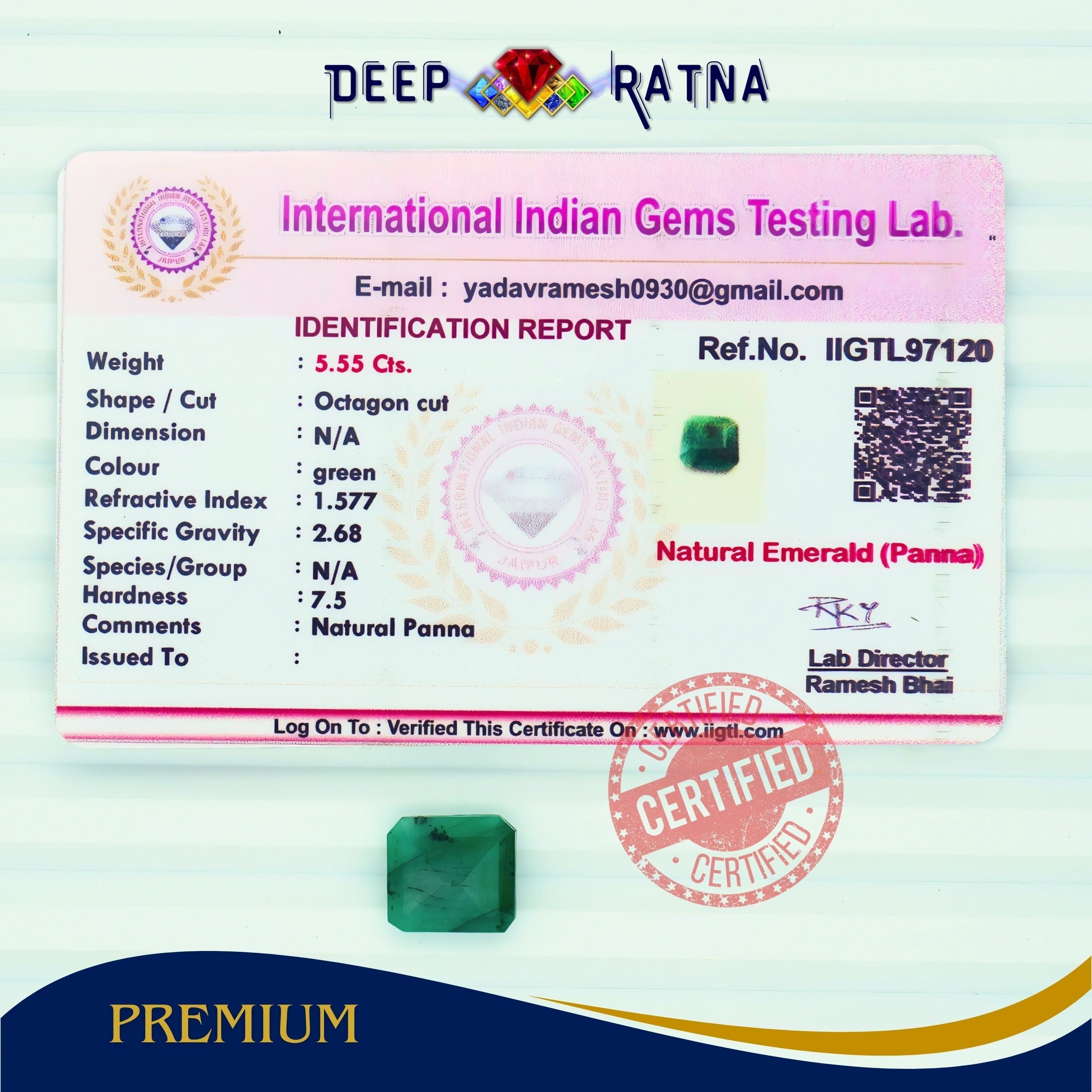 Emerald 5.50 Carat (Brazil)