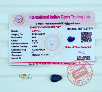 Blue Sapphire 3.60 Carat (Thailand) premium