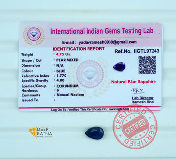 Blue Sapphire 4.75 Carat (Thailand) premium