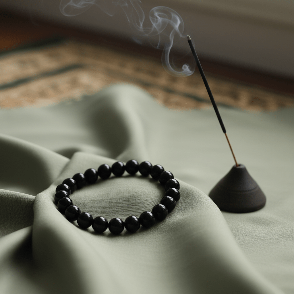 Black Obsidian Bracelet - Deep Ratna