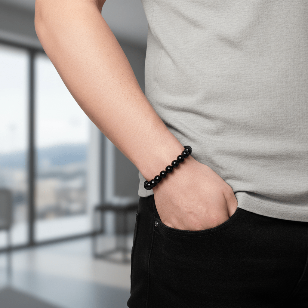 Black Obsidian Bracelet - Deep Ratna
