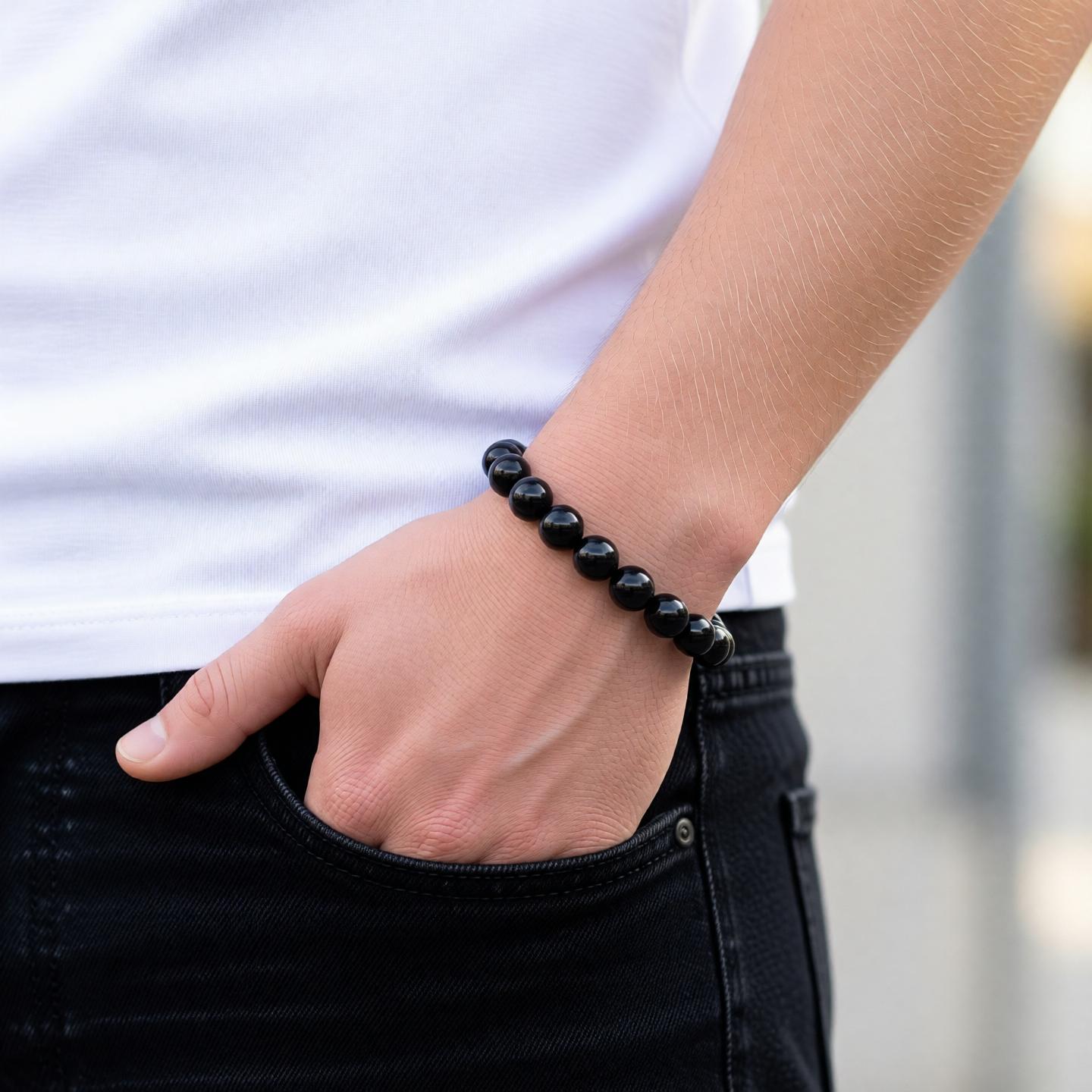 Black Tourmanline Bracelet - Deep Ratna