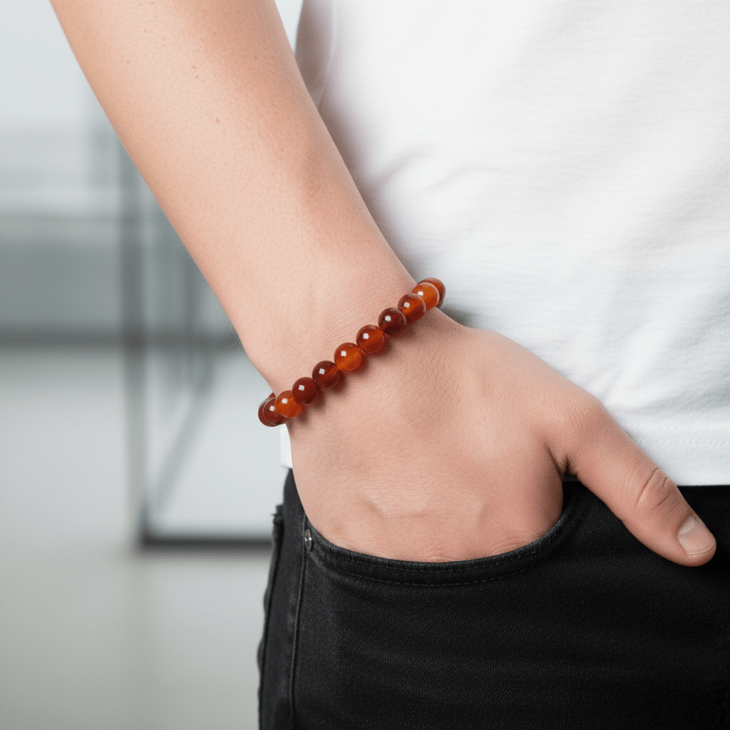 Carnelian Bracelet (Exclusive) - Deep Ratna