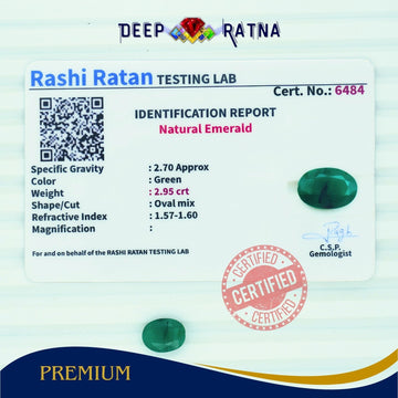 Emerald 2.95 Carat (Brazil) - Deep Ratna