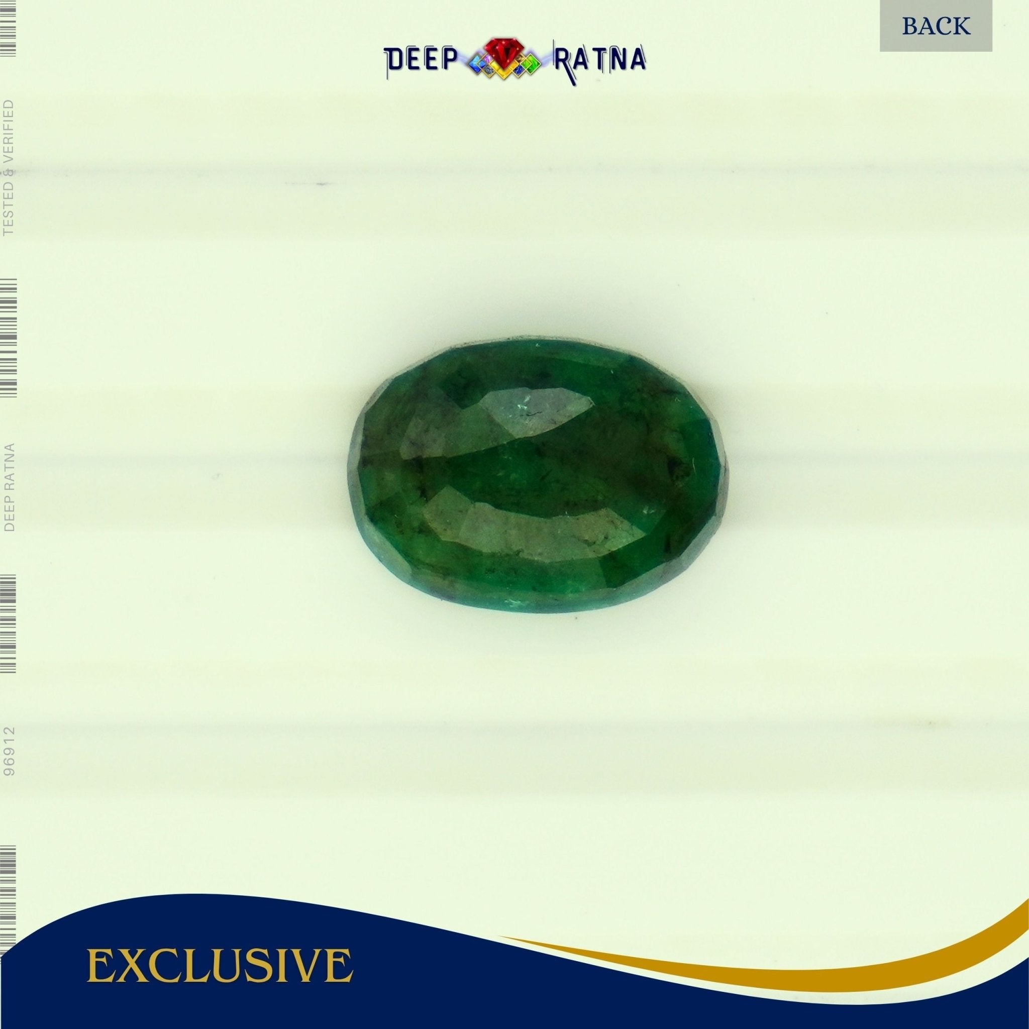 Emerald 3.75 Carat (Zambia) - Deep Ratna