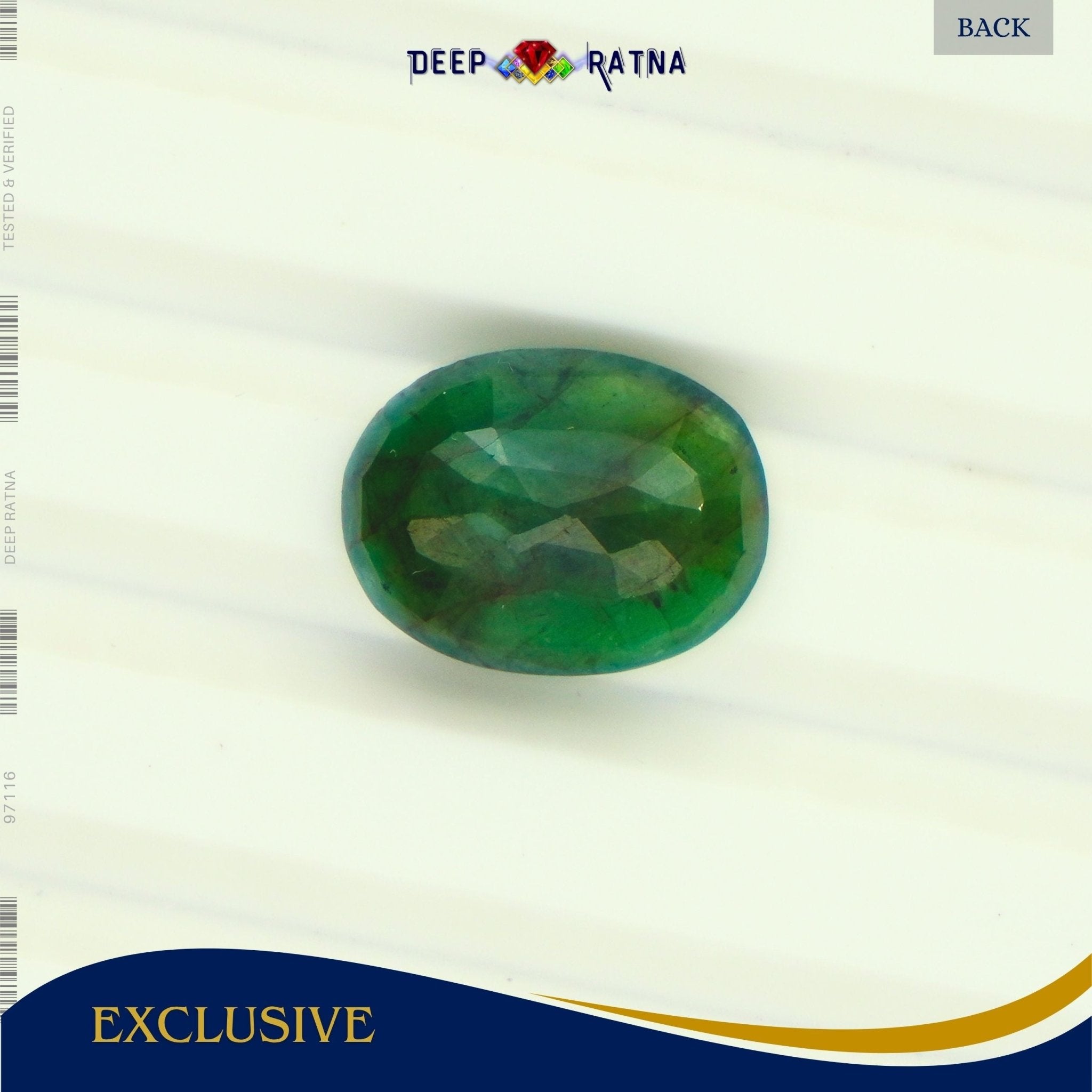 Emerald 3.80 Carat (Zambia) - Deep Ratna