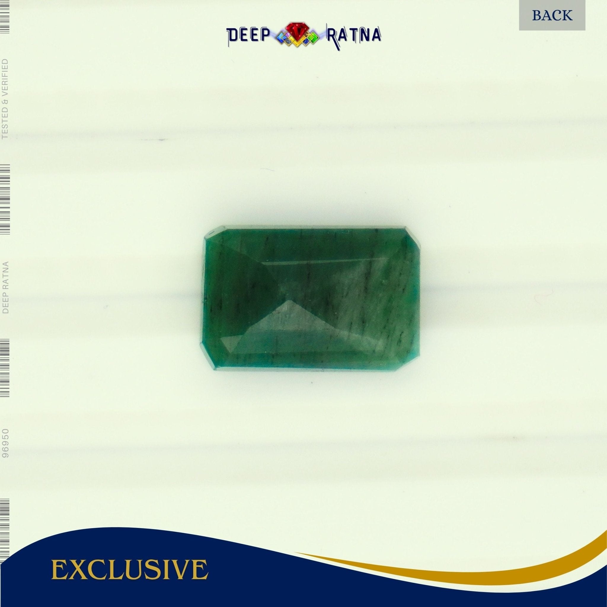Emerald 3.90 Carat (Zambia) - Deep Ratna