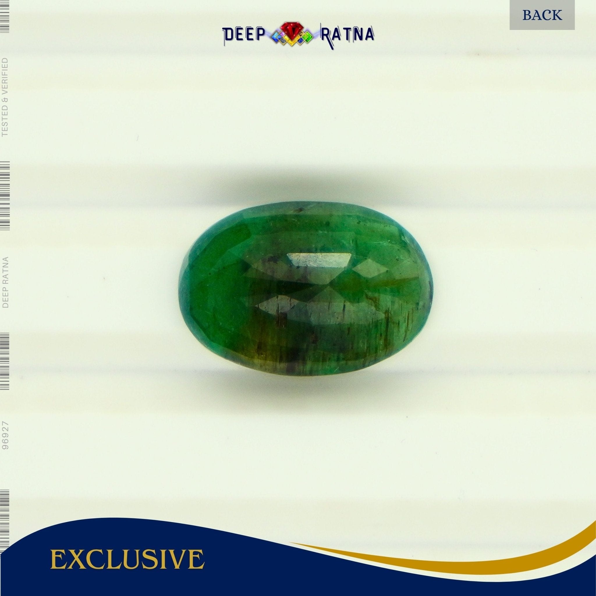 Emerald 4.30 Carat (Zambia) - Deep Ratna