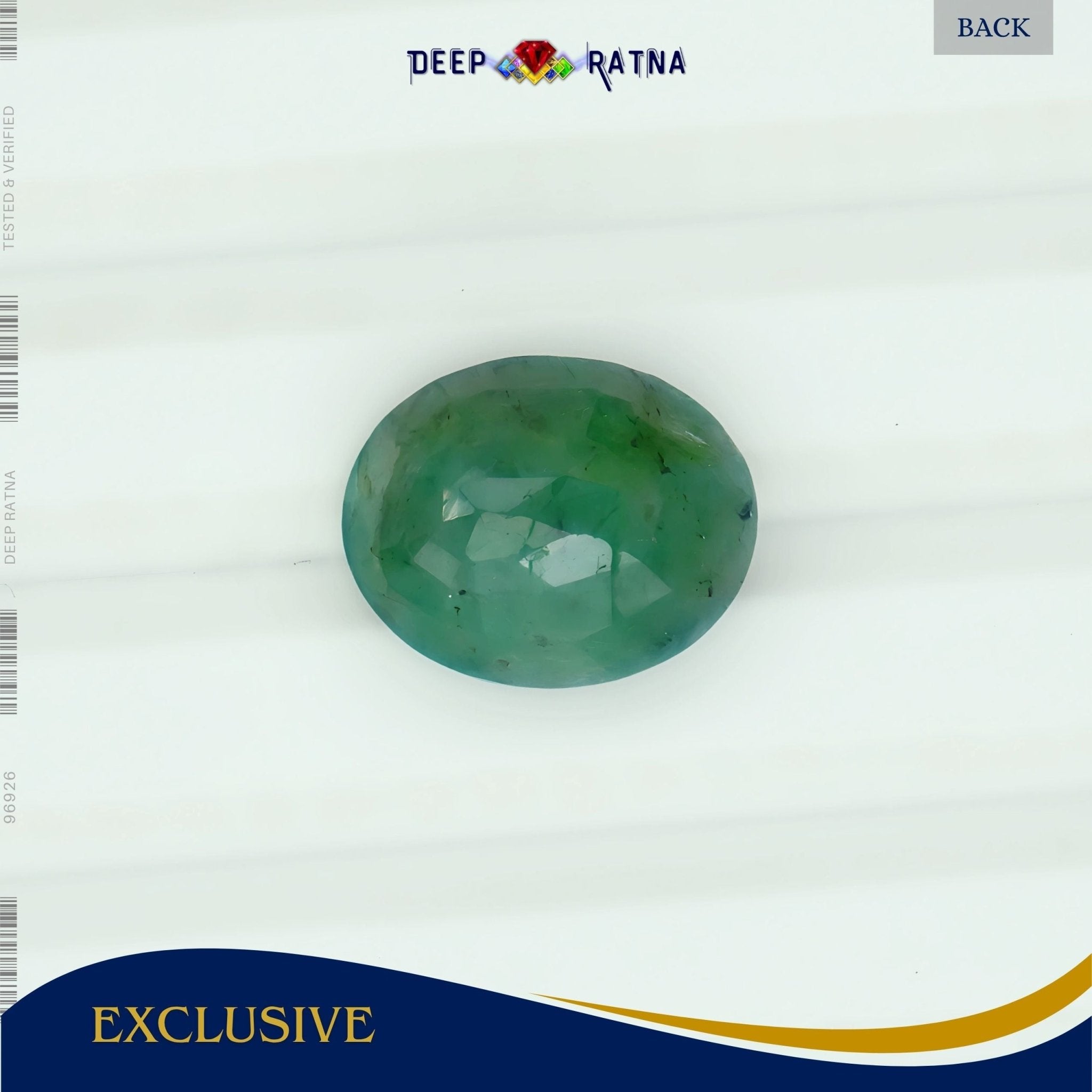 Emerald 4.60 Carat (Zambia) - Deep Ratna
