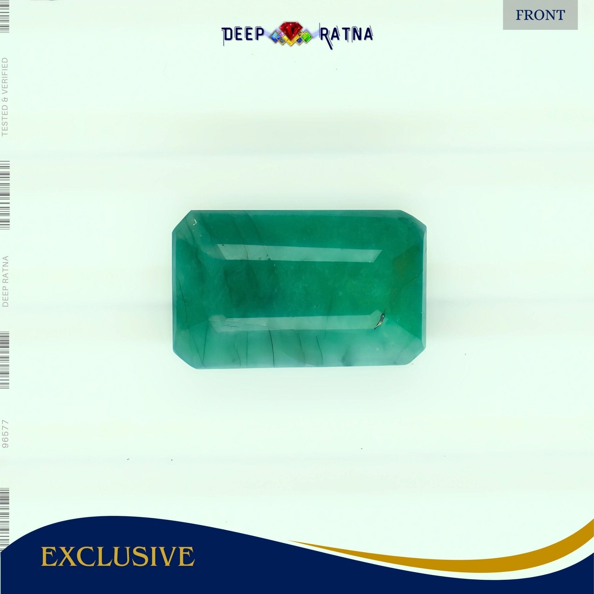 Emerald 6.10 Carat (Brazil) - Deep Ratna