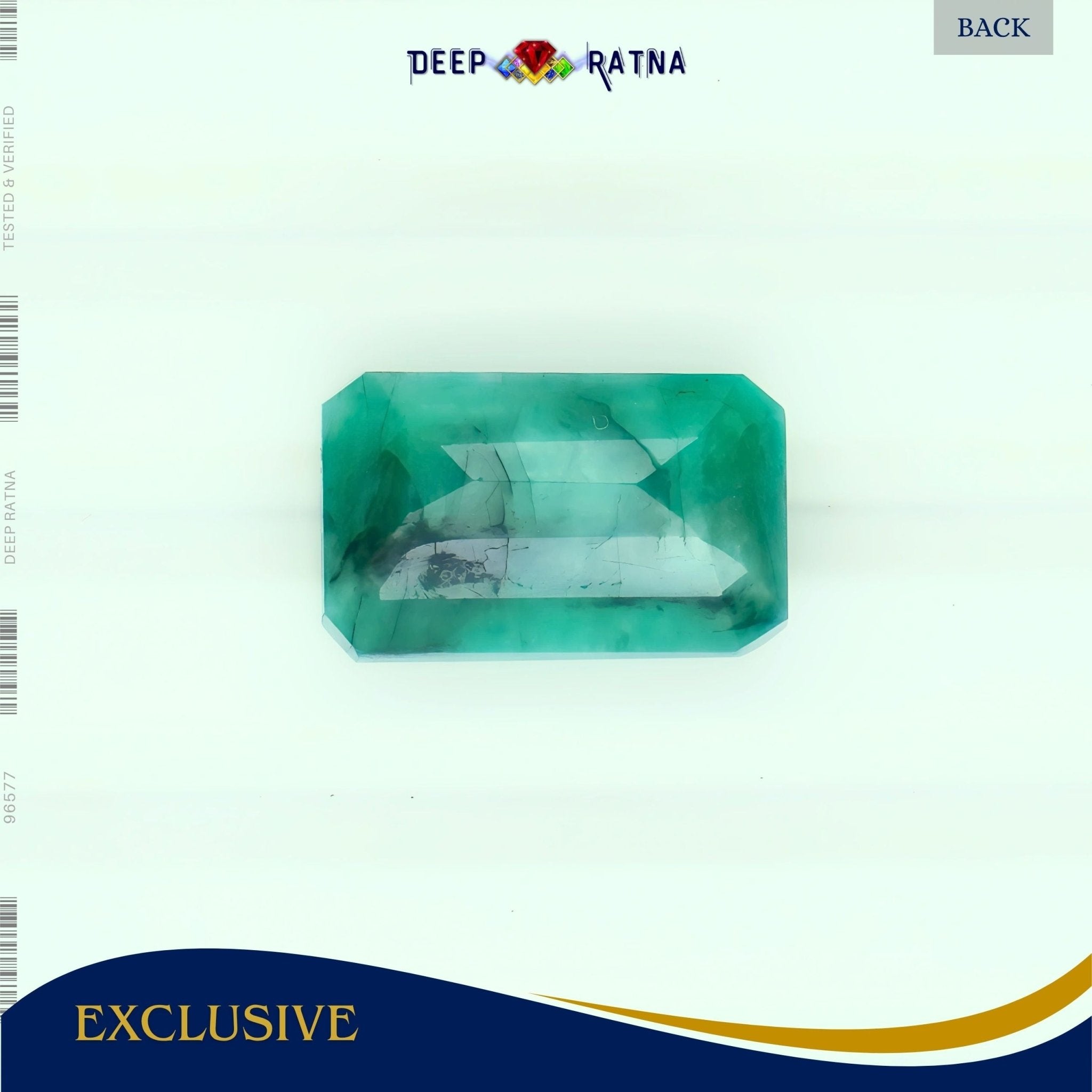 Emerald 6.10 Carat (Brazil) - Deep Ratna
