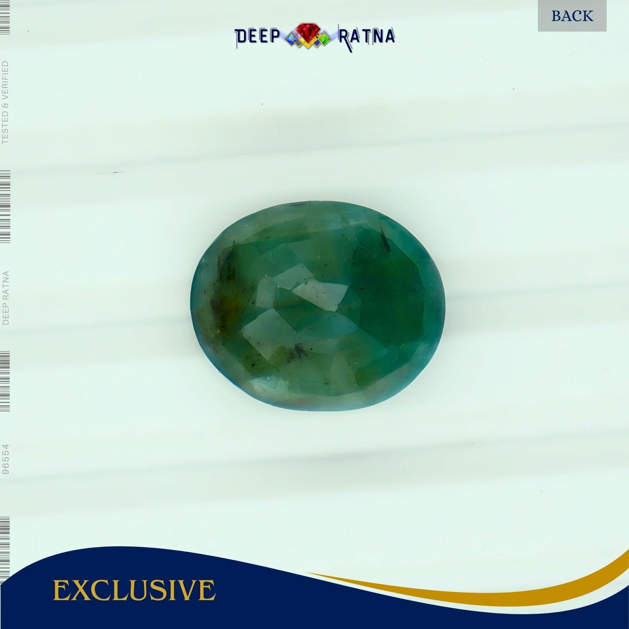 Emerald 6.55 Carat (Zambia) - Deep Ratna