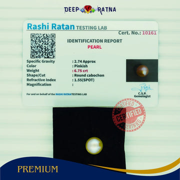 Golden Pearl 6.75 carat (Fresh Water) - Deep Ratna