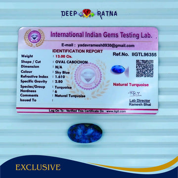 Irani Firoza (Turquoise) 13 Carat - Deep Ratna
