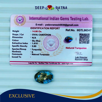 Irani Firoza (Turquoise) 14 Carat - Deep Ratna