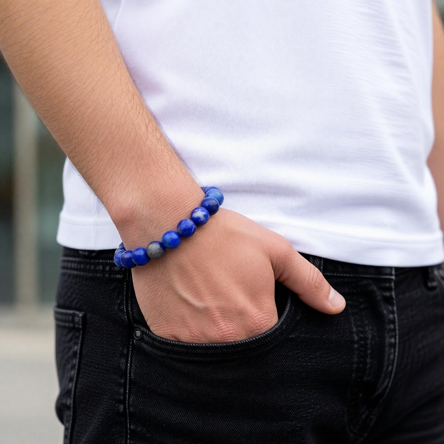 Lapis Lazuli Bracelet - Deep Ratna