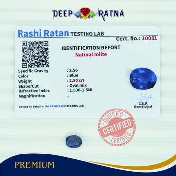 Lolite 2.80 Carat (Africa) - Deep Ratna