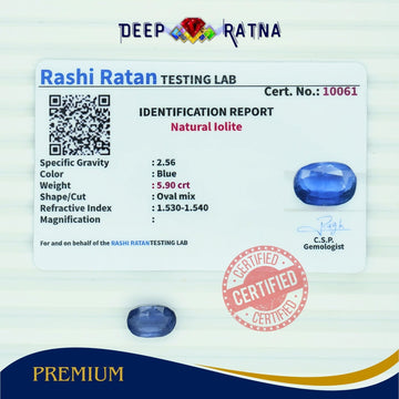 Lolite 5.90 Carat (Africa) - Deep Ratna