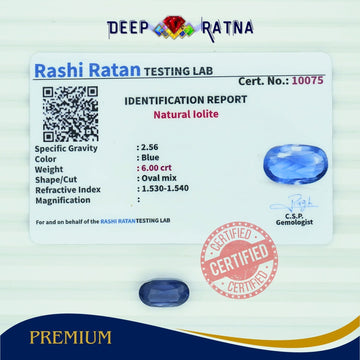 Lolite 6 Carat (Africa) - Deep Ratna