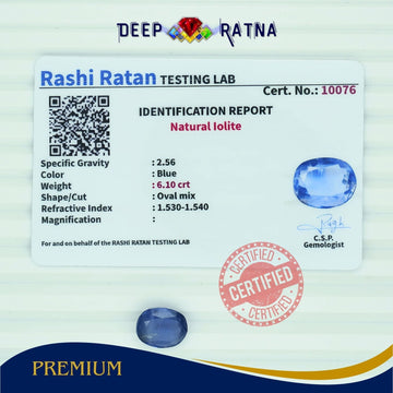 Lolite 6.10 Carat (Africa) - Deep Ratna
