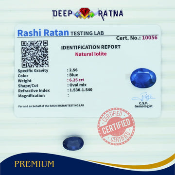 Lolite 6.25 Carat (Africa) - Deep Ratna