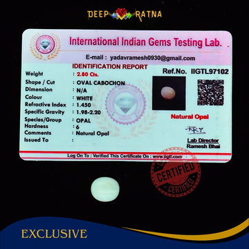 Opal 2.80 Carat Australian (Subtle Opal) - Deep Ratna