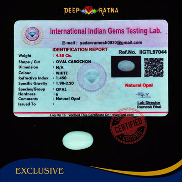 Opal 4.80 Carat Australian (Subtle Opal) - Deep Ratna