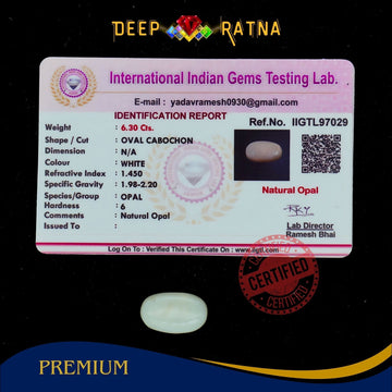 Opal 6.30 Carat Australian (Without Fire) - Deep Ratna
