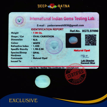 Opal 7 Carat Australian (Subtle Opal) - Deep Ratna