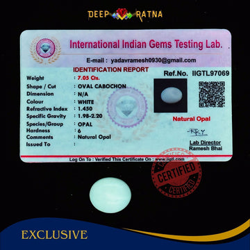 Opal 7.05 Carat Australian (Subtle Opal) - Deep Ratna