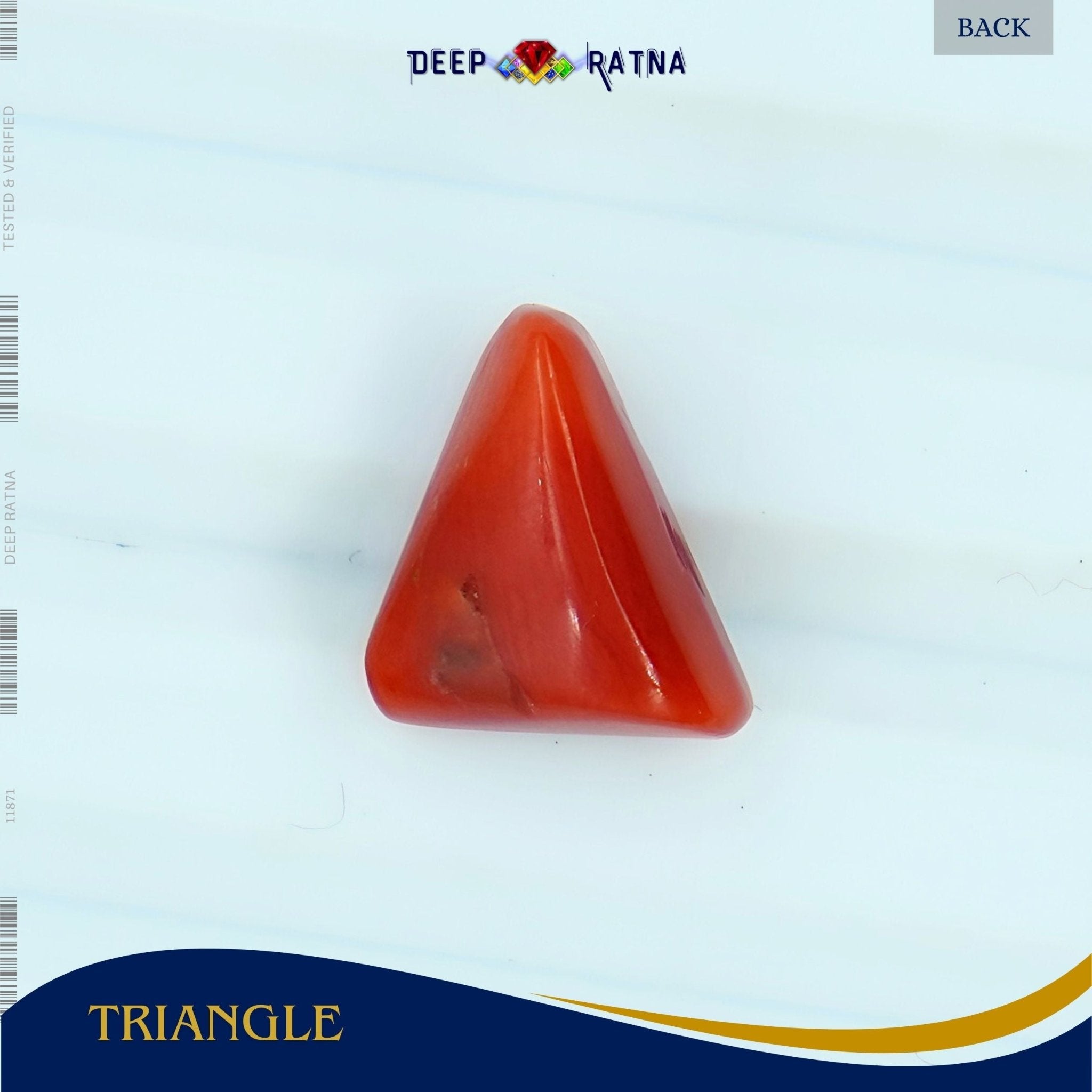 Red Coral 2.93 Carat (Italian) - Deep Ratna