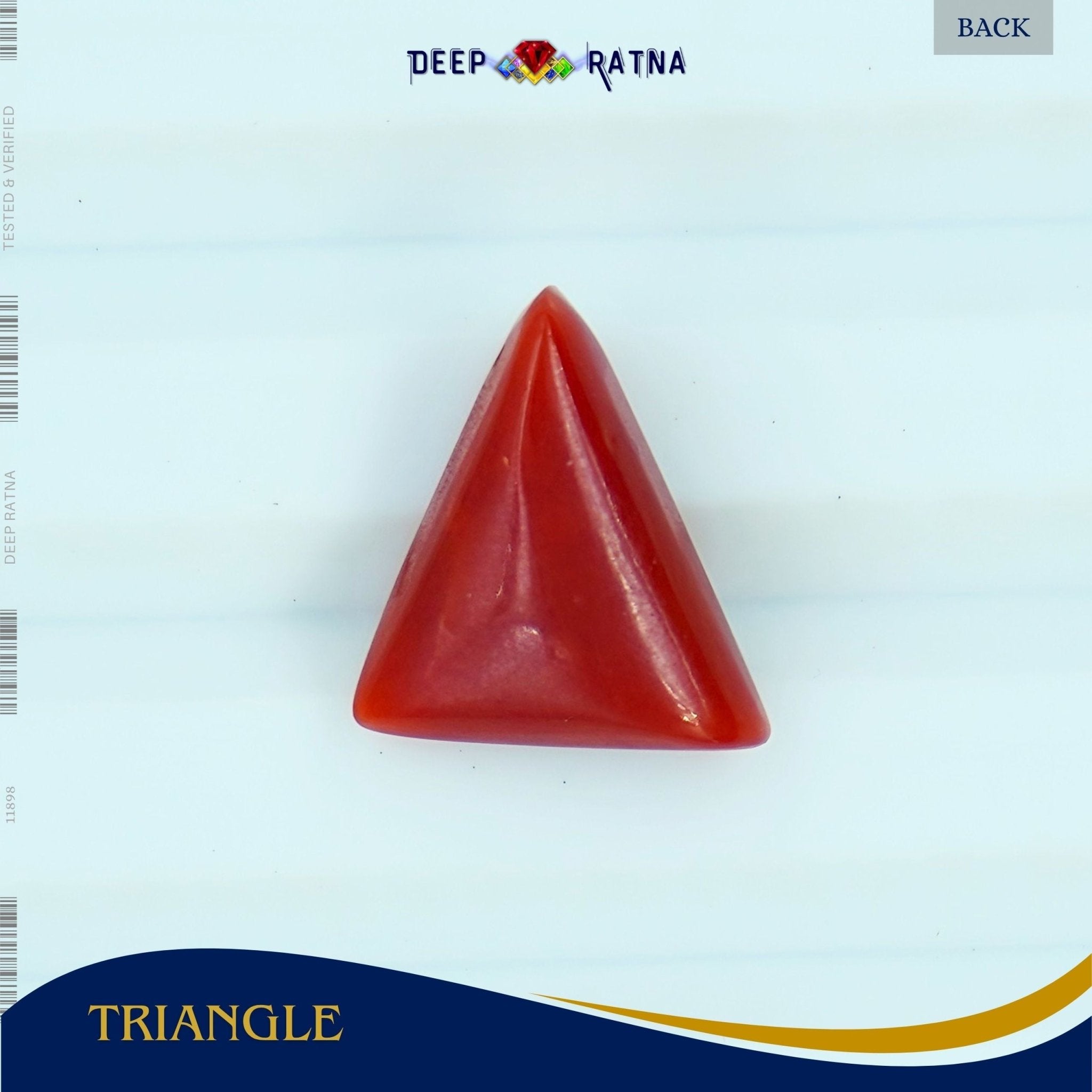 Red Coral 3.03 Carat (Italian) - Deep Ratna