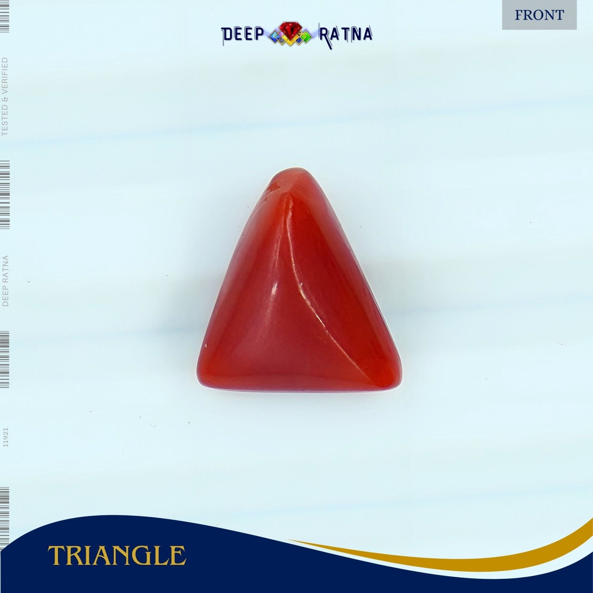 Red Coral 3.07 Carat (Italian) - Deep Ratna