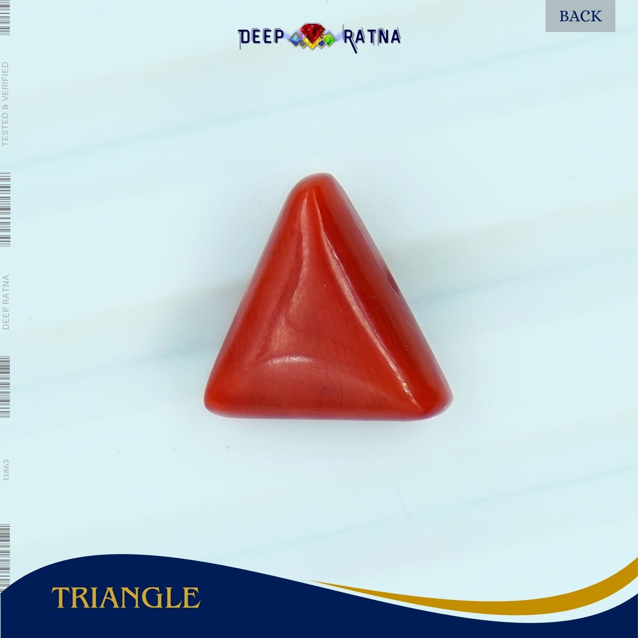 Red Coral 3.07 Carat (Italian) - Deep Ratna