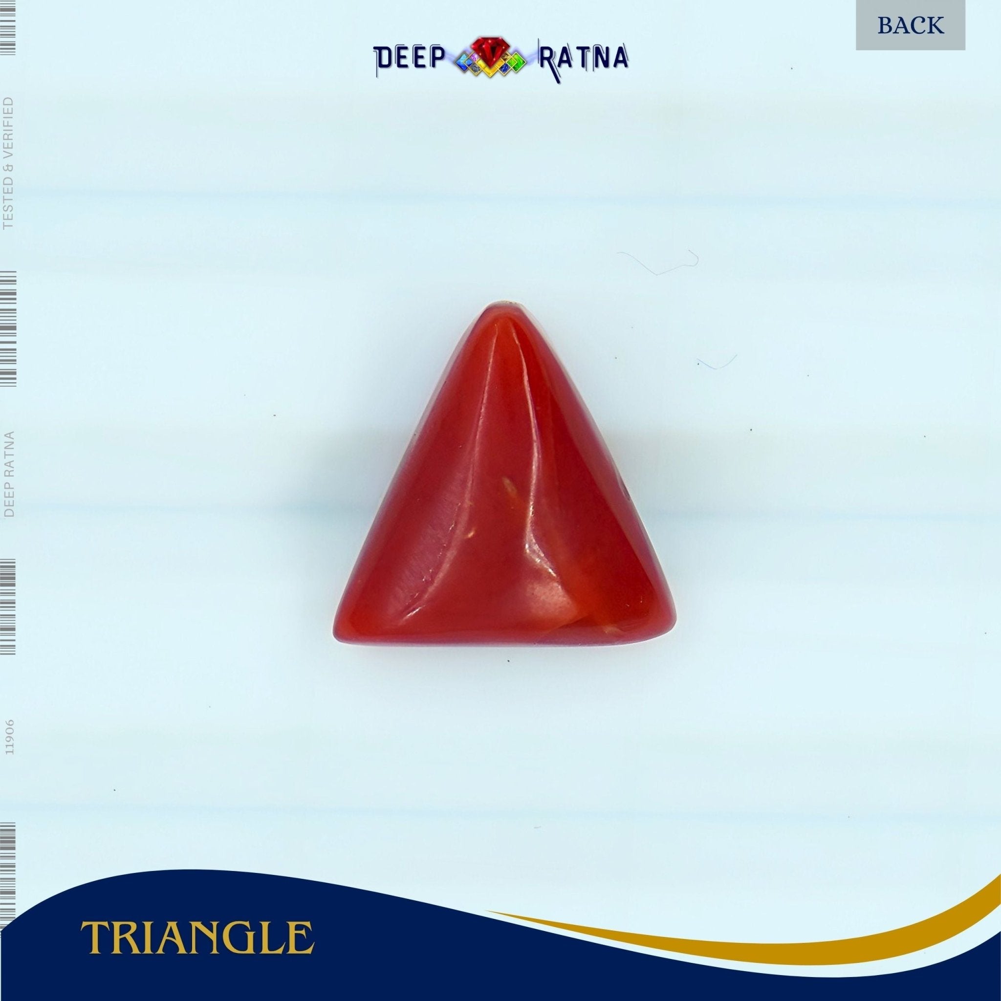 Red Coral 3.09 Carat (Italian) - Deep Ratna