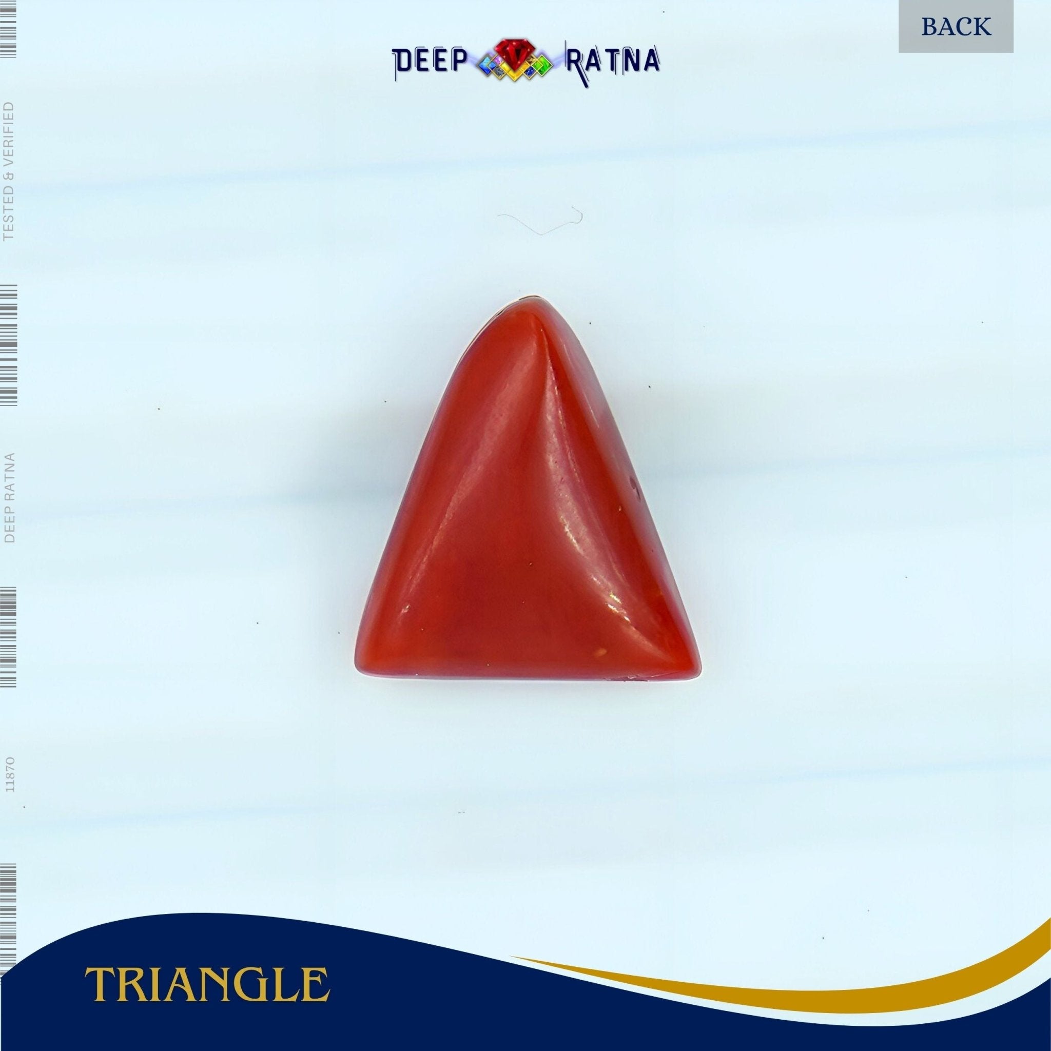 Red Coral 3.09 Carat (Italian) - Deep Ratna